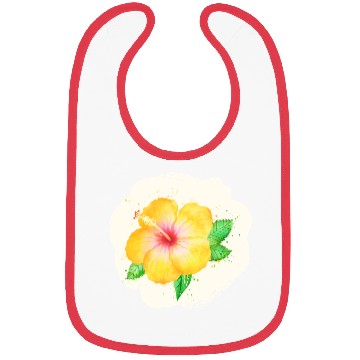 Discover Yellow and white flower Bibs