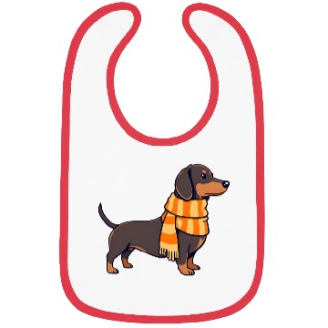 Discover Dachshund in Winter Bibs