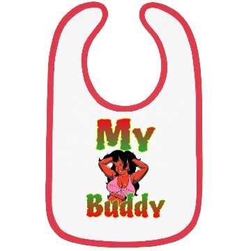 Discover My Devil Buddy Illustration Bibs
