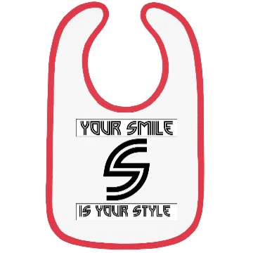Discover Your smile is your style Bibs
