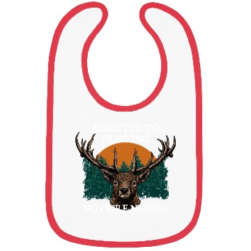 Discover Funny Hunting No Cure Nerd Hunter Weird Bibs