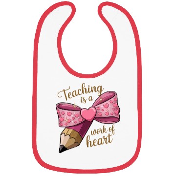 Discover Coquette Pencil Teacher Valentine Coquette Bow Bibs