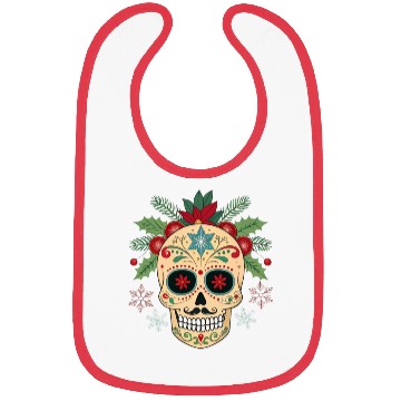 Discover Holiday Sugar Skull Bibs