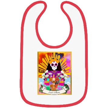 Discover Butterfly Santa Muerte Bibs