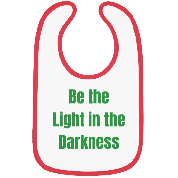 Discover Be the Light in the Darkness Bibs