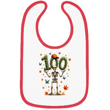 Discover Skeleton 100th Day of School Celebration Bibs