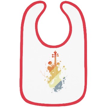Discover Violin Retro Style Bibs