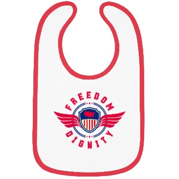 Discover Freedom and Dignity Bibs