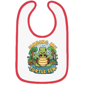 Discover Finding My Turtle Zen Cute Meditation Relaxation Bibs
