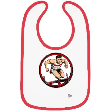 Discover Track and Field Hurdles Running Bibs