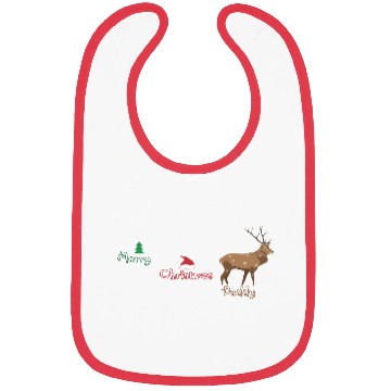 Discover Merry Christmas Daddy Bibs