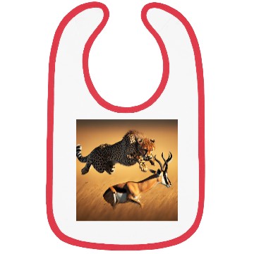 Discover Cheetah on the Hunt Bibs