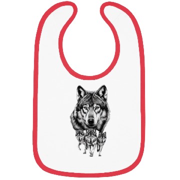 Discover Wolf Bibs, Wolf Lover Bibs, Wolf Moon Bibs, Wol