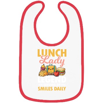 Discover Lunch Lady Legend Serving Up Smiles Daily Bibs