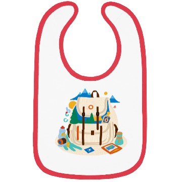Discover Adventure Awaits - Explore the World Bibs