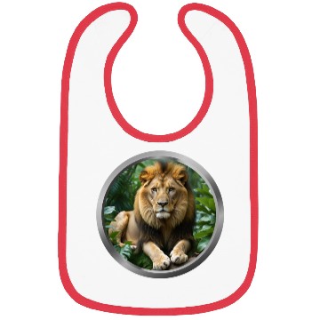 Discover Lion Animal -1 Bibs