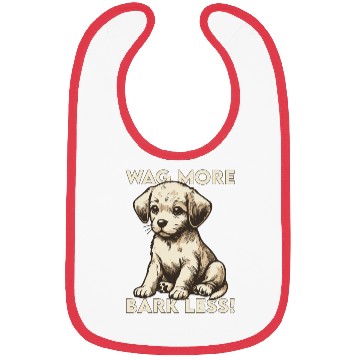 Discover Wag More, Bark Less Bibs
