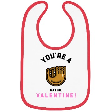 Discover You’re a Catch Valentine! V-Day Baseball Bibs