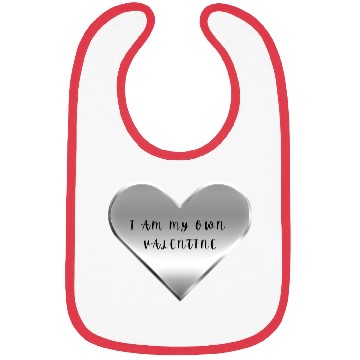 Discover I Am My Own Valentine Bibs