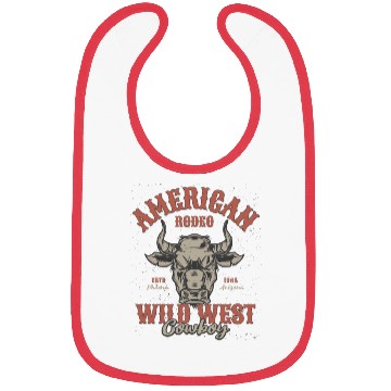 Discover American Rodeo Wild West Cowboy Bibs
