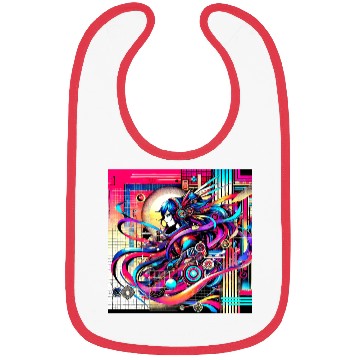 Discover "Cyberpunk Anime Vibes" Bibs