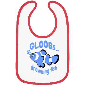 Discover Drowning fish Bibs