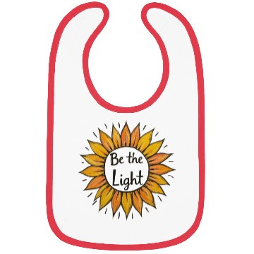 Discover Be the Light Sunflower Bibs