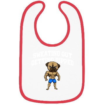 Discover Sweating Out Getting Ripped Workout Player Gym Bibs