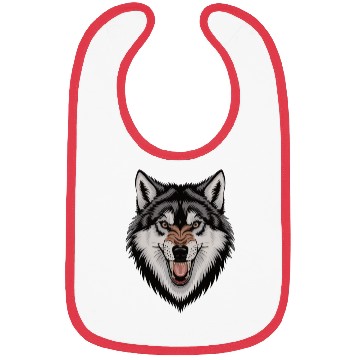 Discover Angry wolf Bibs