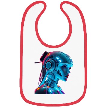 Discover female robot Bibs