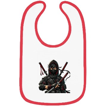 Discover Stealth Assassin with Dual Katana Bibs
