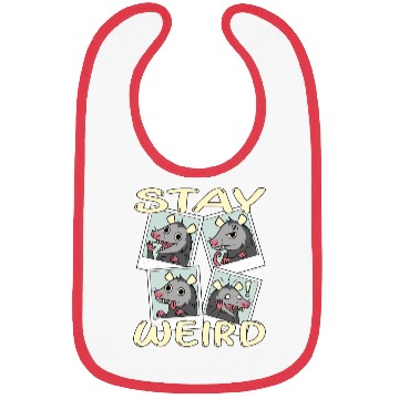 Discover Stay Weird Bibs