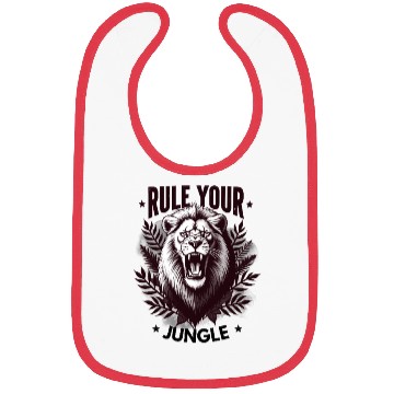 Discover Fierce Lion King Inspirational Design Bibs