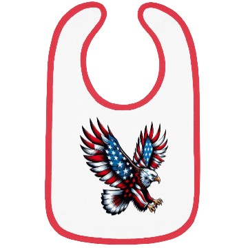 Discover USA American Eagle Bibs