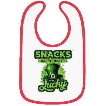 Discover Snacks Make Everyday Feel Lucky St Patricks Day Bibs
