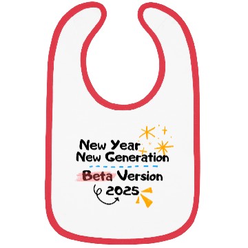 Discover Newborn Gift New Year New Generation Beta 2025 Bibs