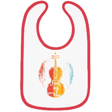 Discover Violin Comic Style Bibs