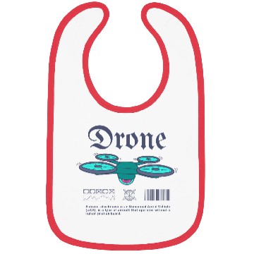 Discover Drone Lovers' Apparel - Unique Designs by ZamTilla Bibs