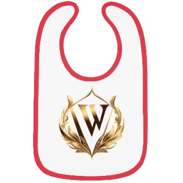 Discover Logo On A White Background With Gold Elements Bibs
