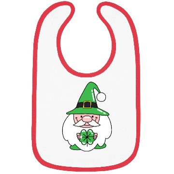Discover Cute Gnome Happy St Patrick’s Day Bibs