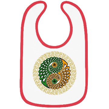 Discover Spiritual Irish Yin & Yang Celtic Knot Bibs