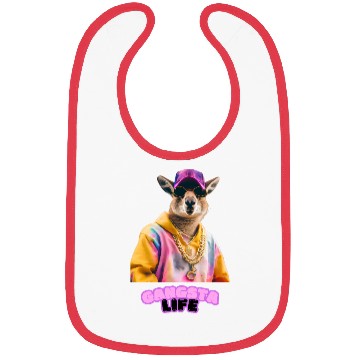 Discover Gangsta life kangaroo Bibs