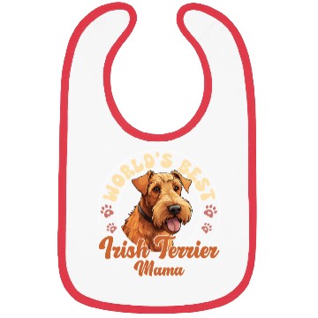 Discover Irish Terrier Dog Irish Terrier Mama Bibs