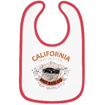 Discover California New School Hot Rod Co. Bibs