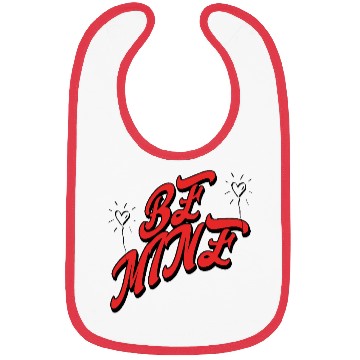 Discover Be Mine Bold Valentines Bibs