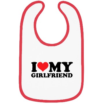 Discover I Love My GF Bibs