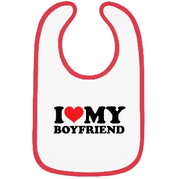 Discover I Love My BF Bibs