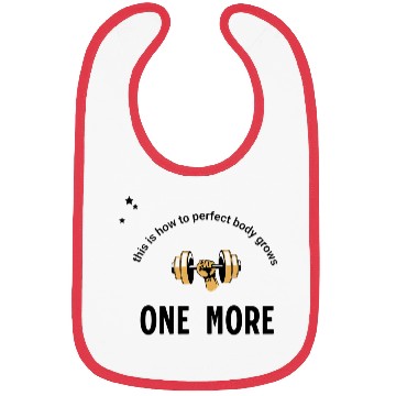 Discover One More Workout Motivational Gym Fitness Bibs