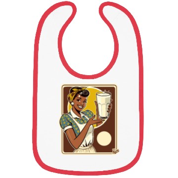 Discover Retro Milk Lady – Vintage Style Bibs