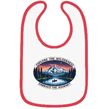 Discover Explore the Wilderness, Embrace the Journey Bibs
